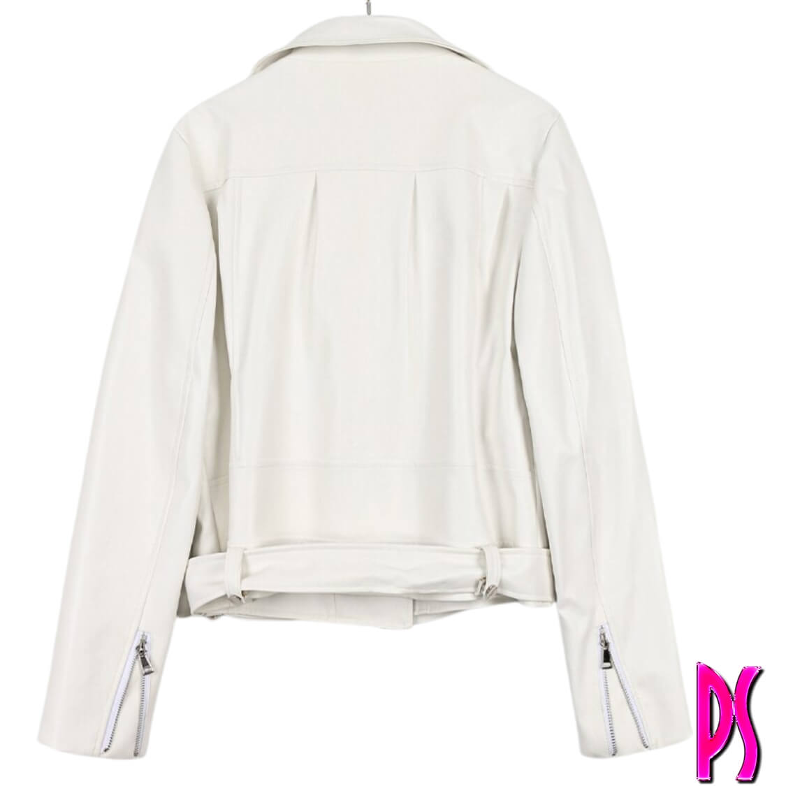 White Biker Jacket