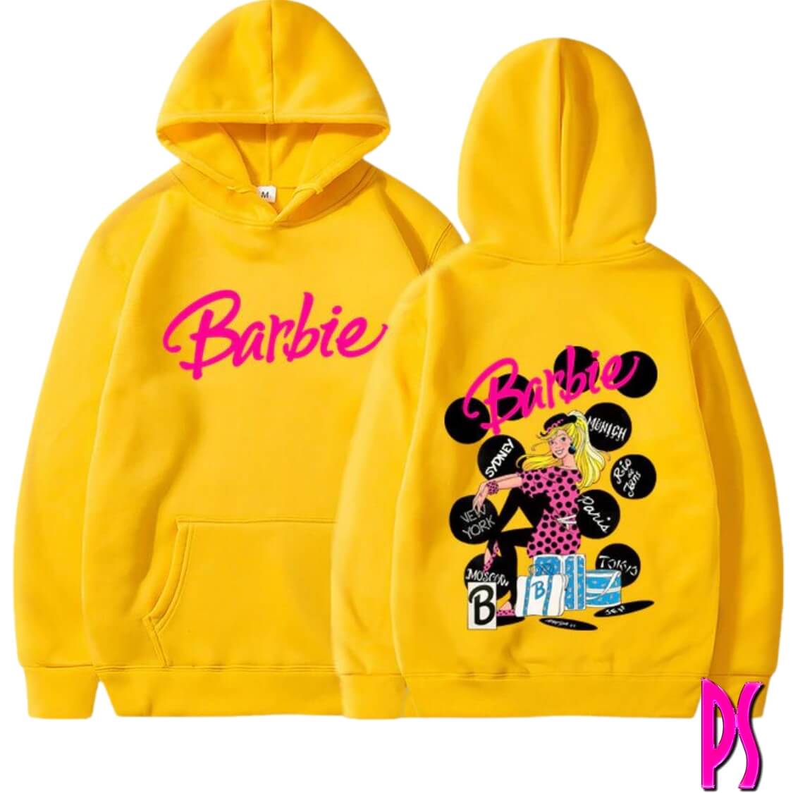 Yellow Barbie Hoodie