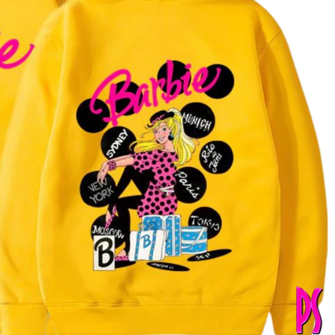 Yellow Barbie Hoodie