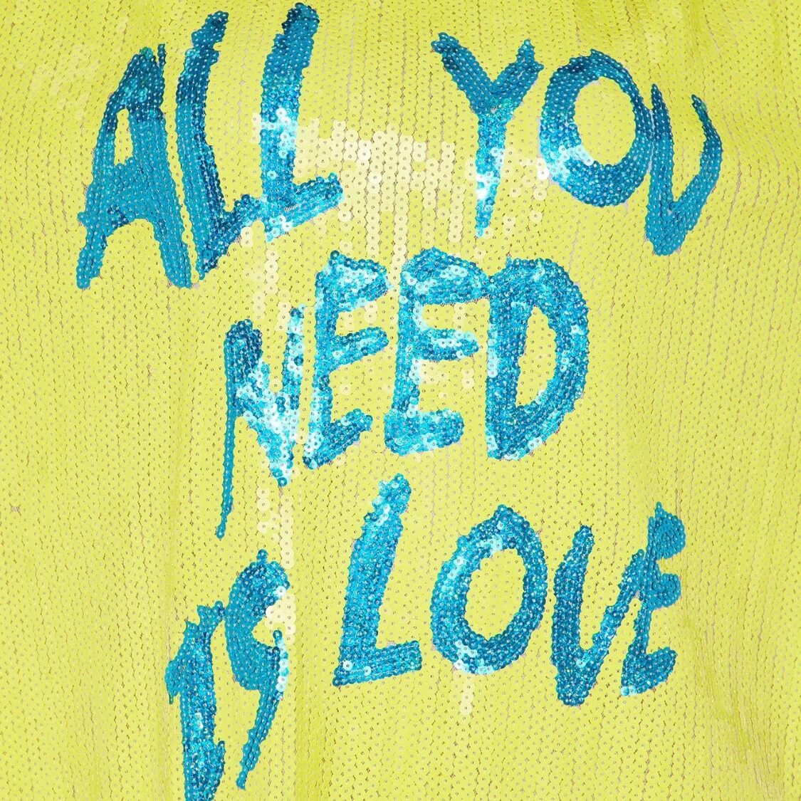 All You Need Is Love Sequin T-Shirt Dress 