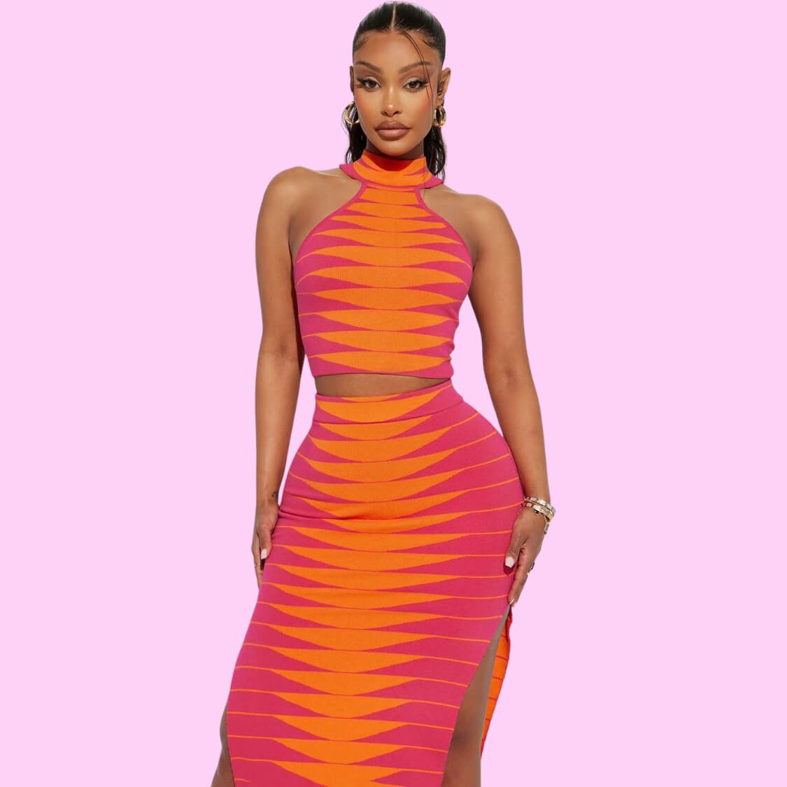 2 Piece Maxi Skirt Set