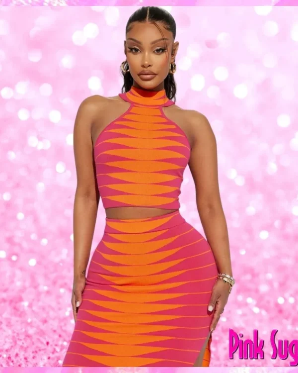 2 Piece Maxi Skirt Set