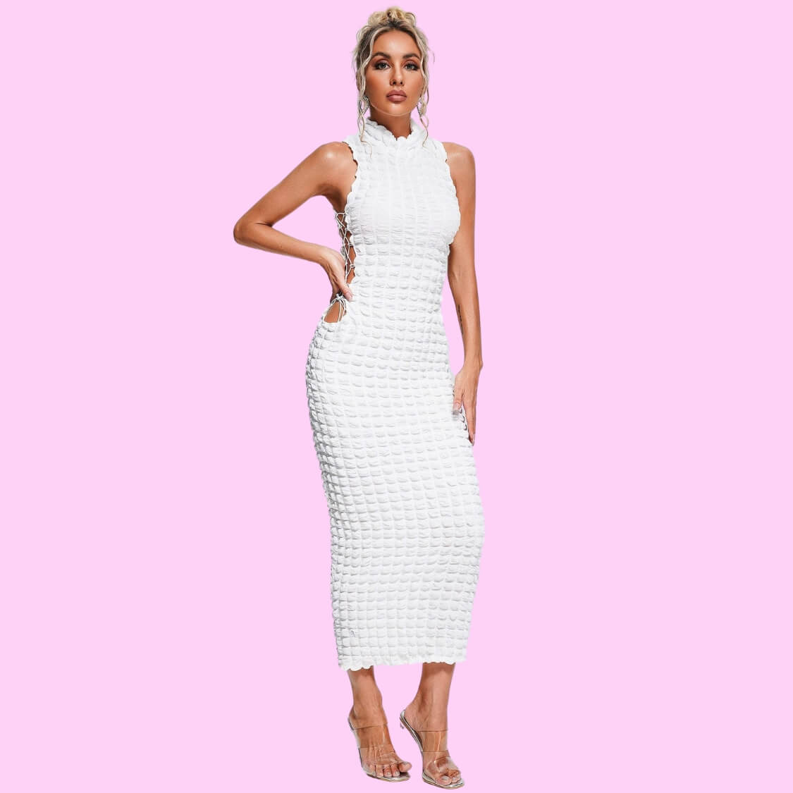 Bubble Midi Maxi Dress