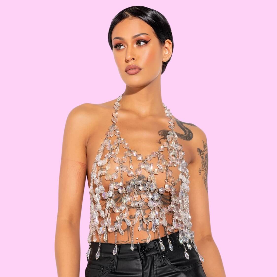 Crystal Crop Top