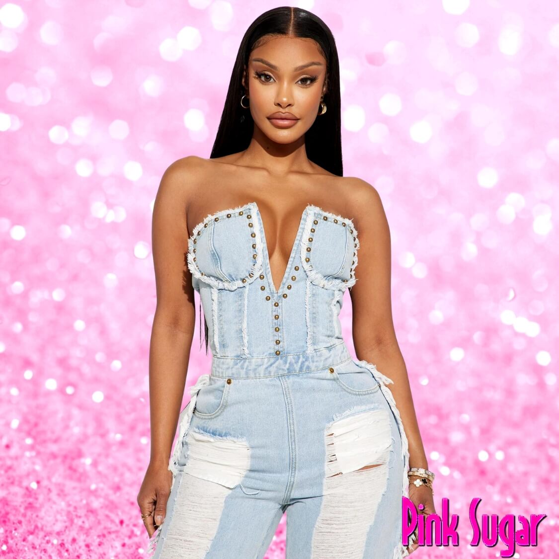 Distressed Jumpsuit