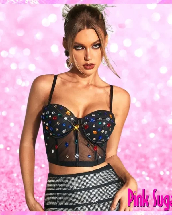 Embellished Corset Top
