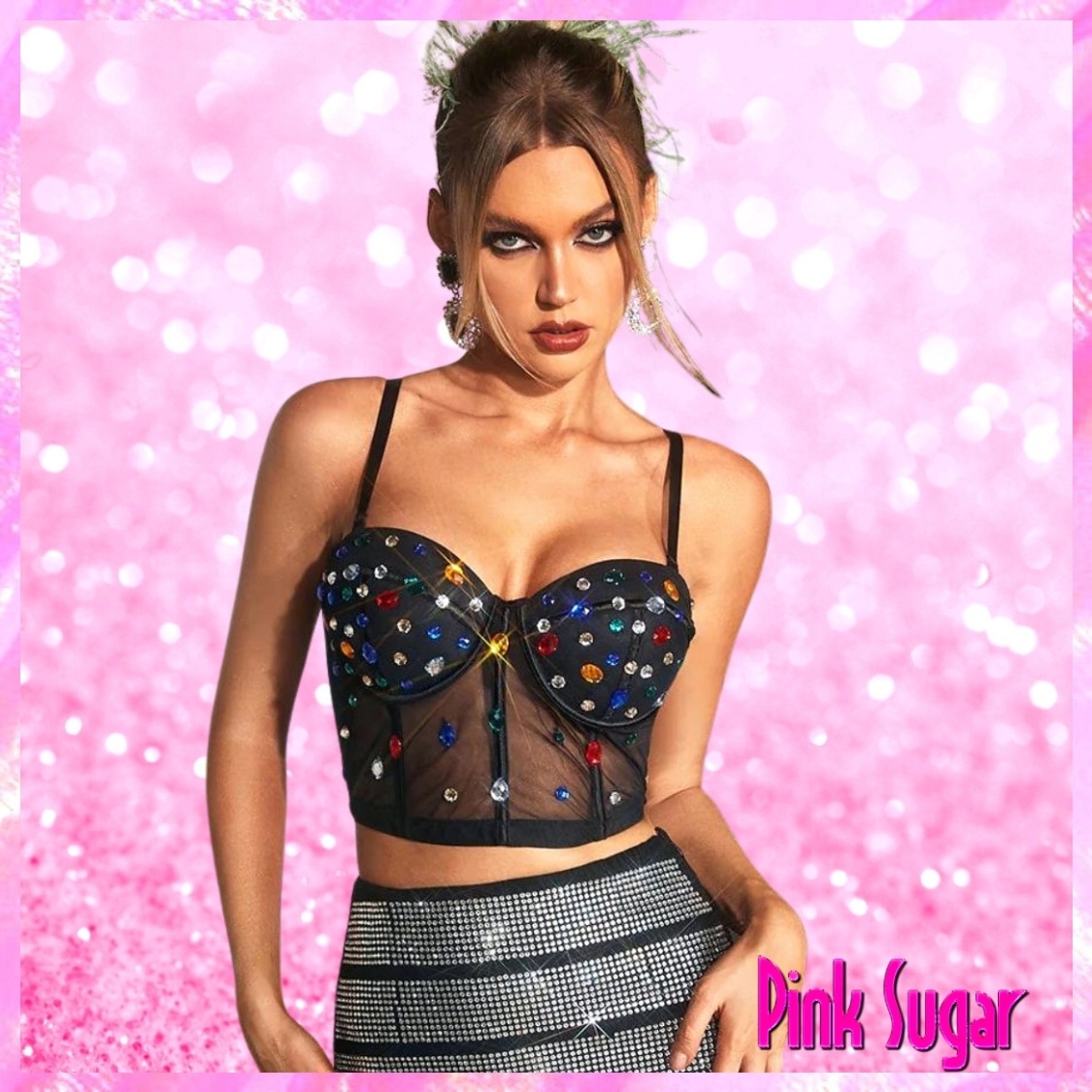 Embellished Corset Top