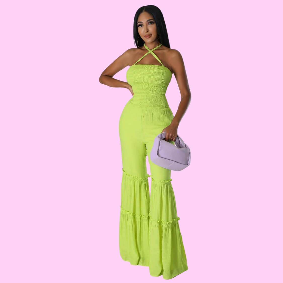 Flare Leg Jumpsuit