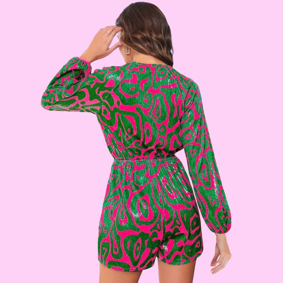 Glitter Sequin Romper