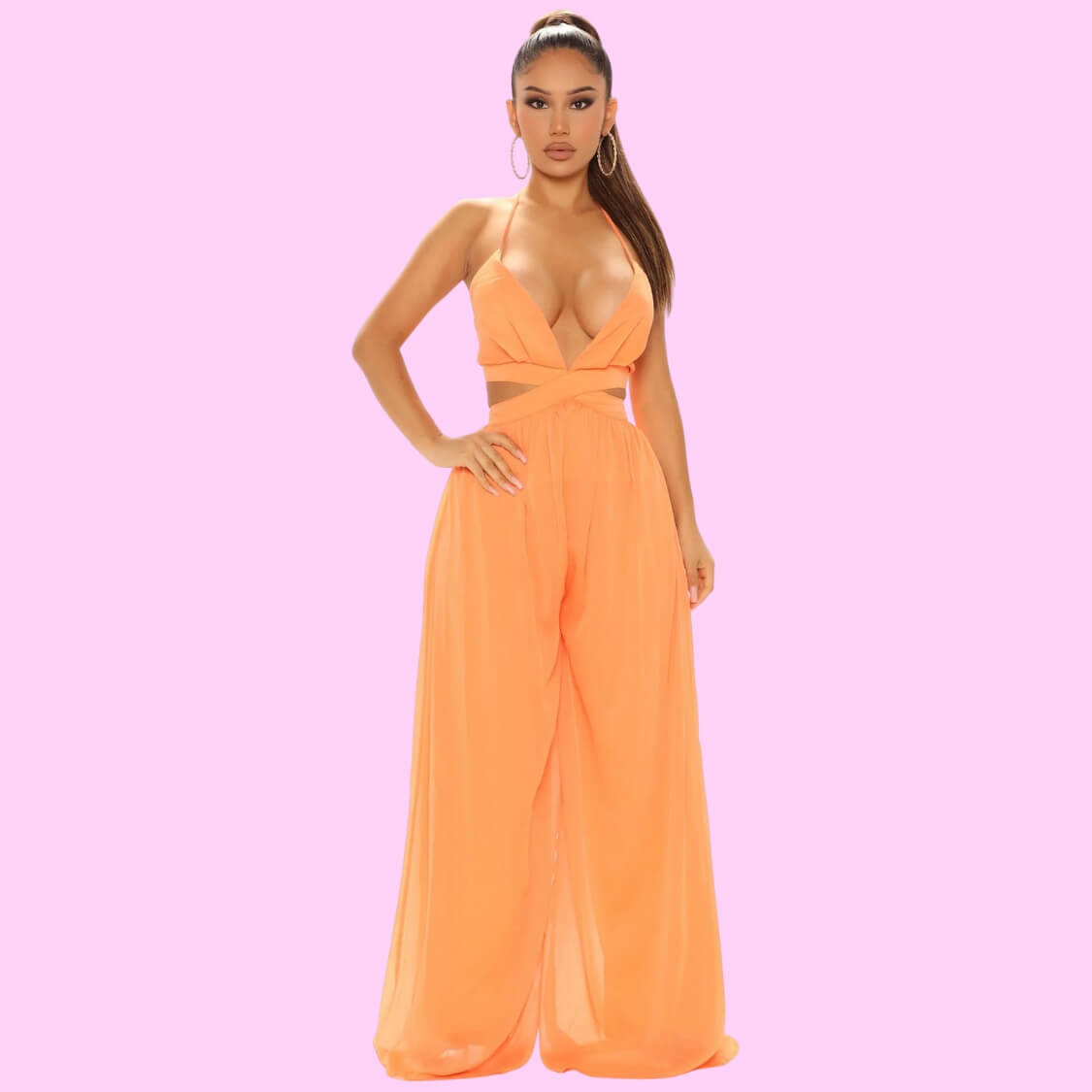 Halter Backless Jumpsuit