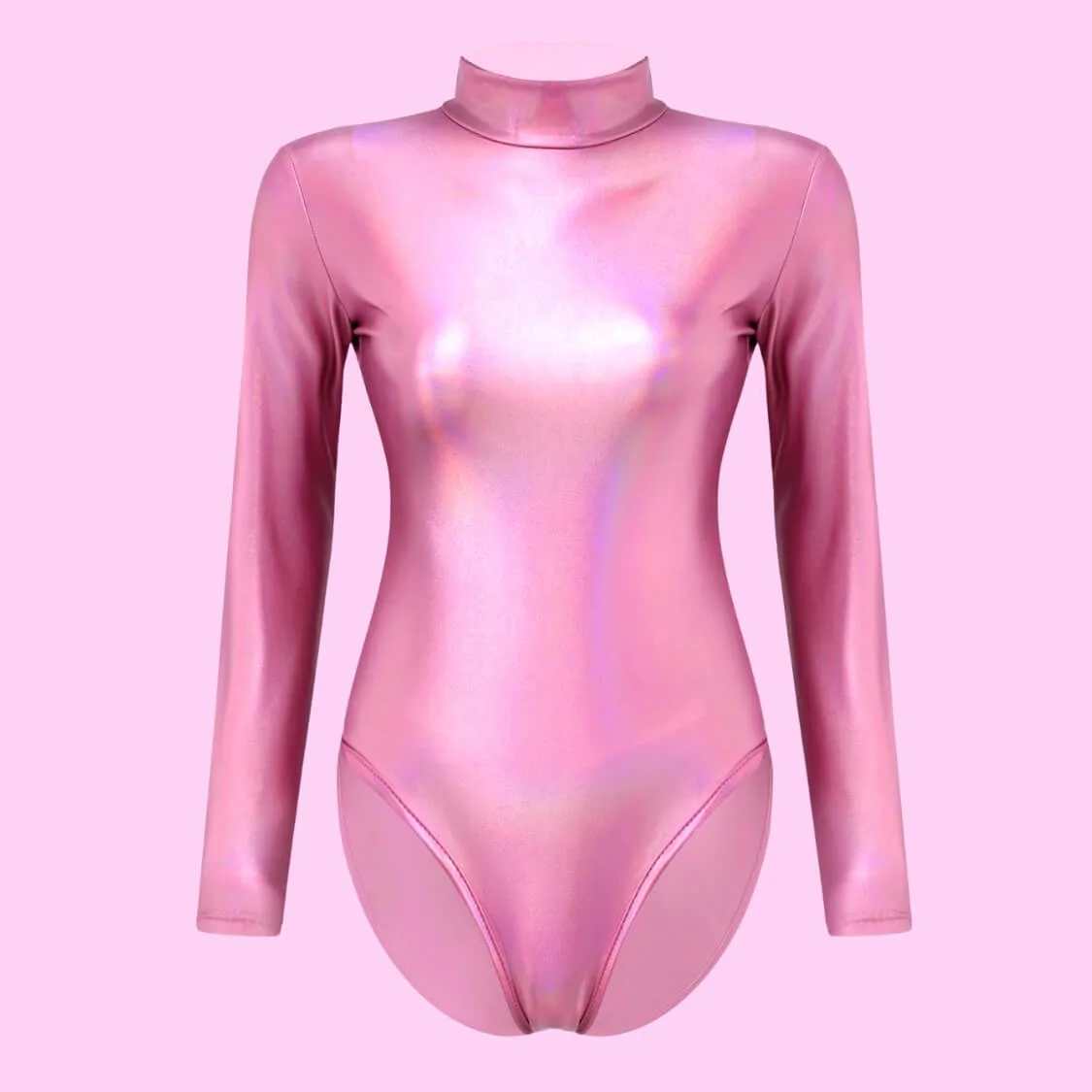 Latex Bodysuit Pink