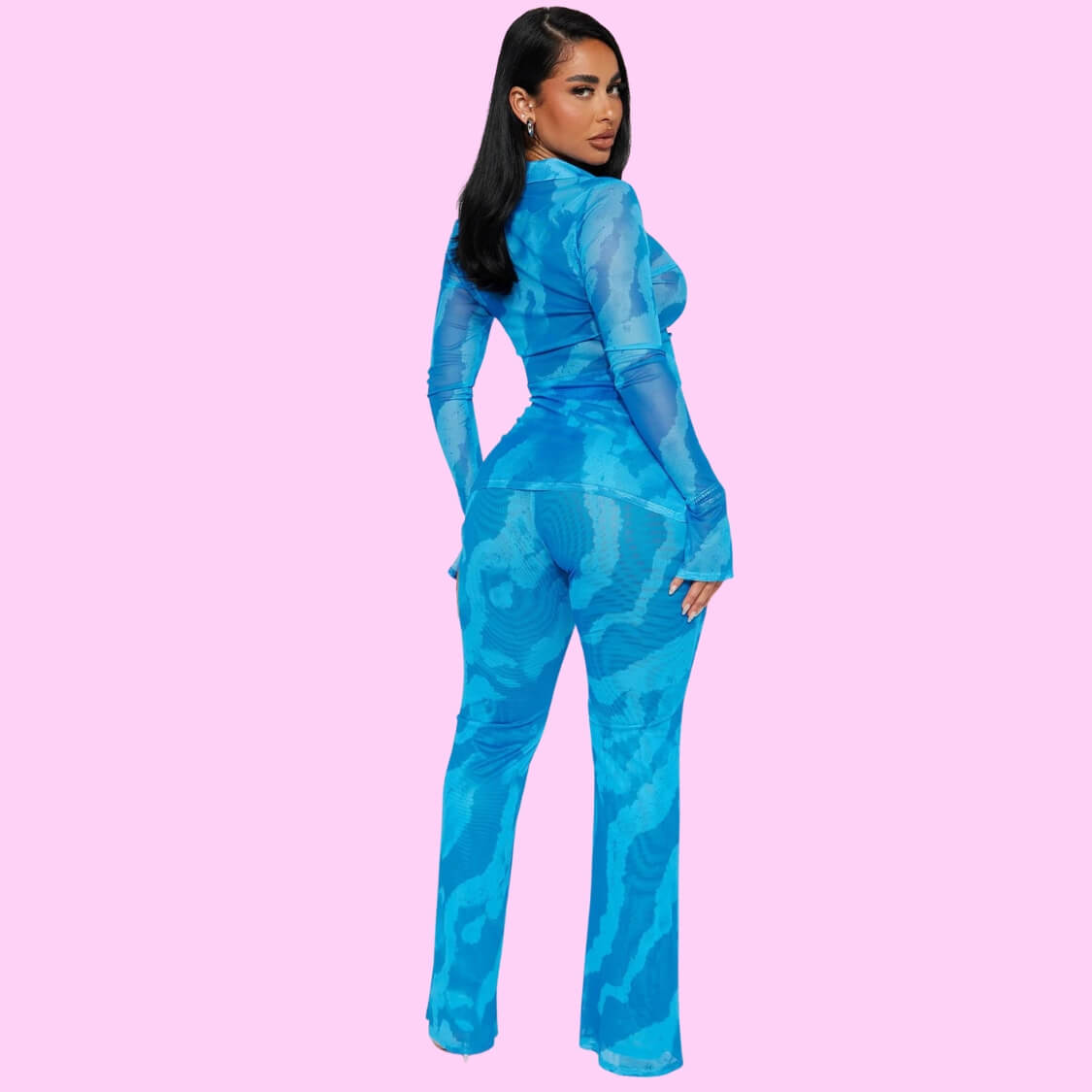 Mesh Pant Set 