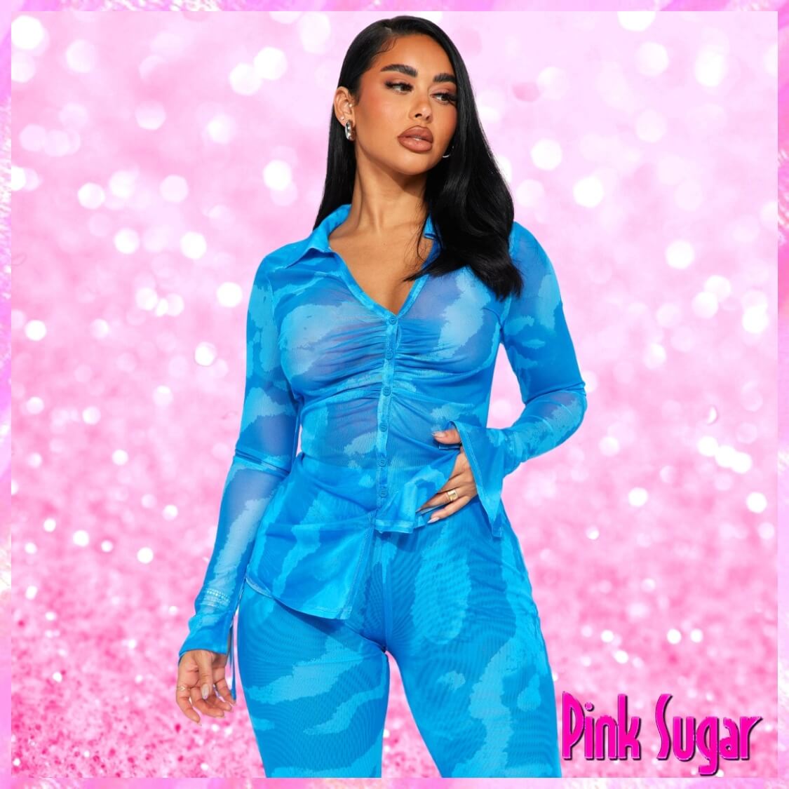 Mesh Pant Set