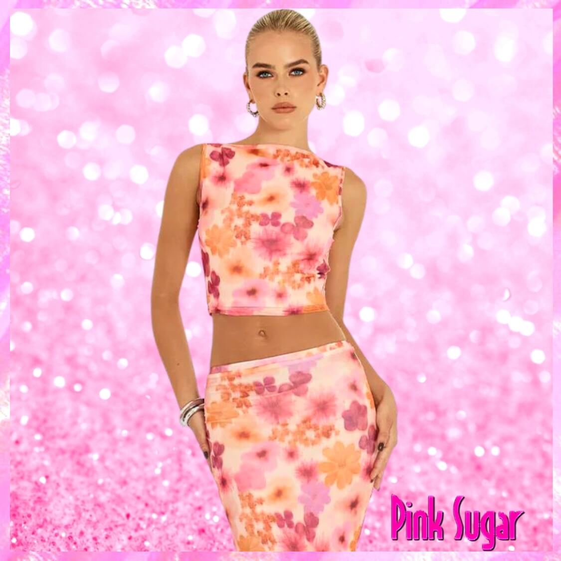Peony Floral 2pc Maxi Dress