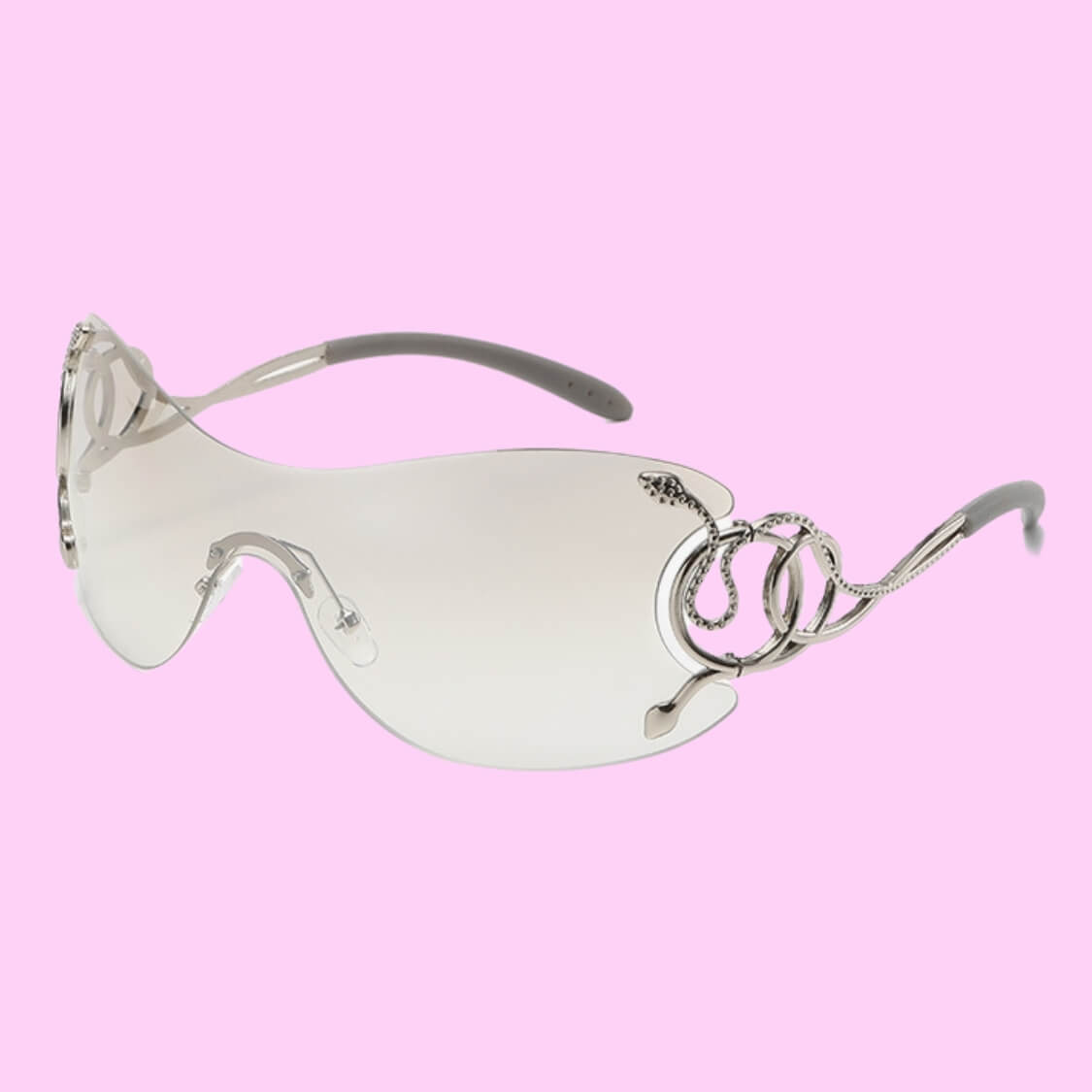 Rimless Gradient Sunglasses