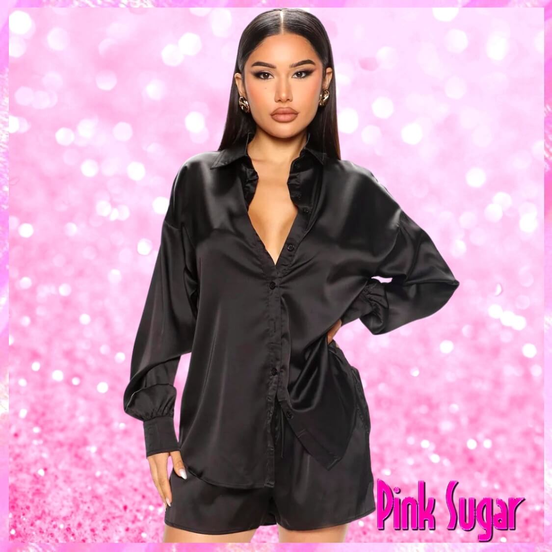Satin Short Set