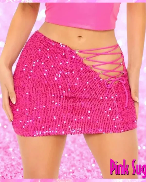 Sequin Mini Skirt