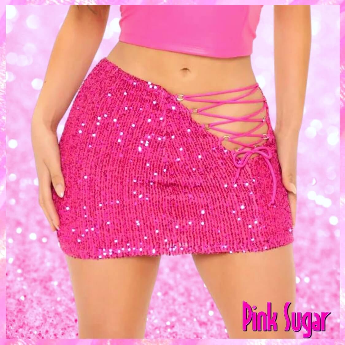 Sequin Mini Skirt