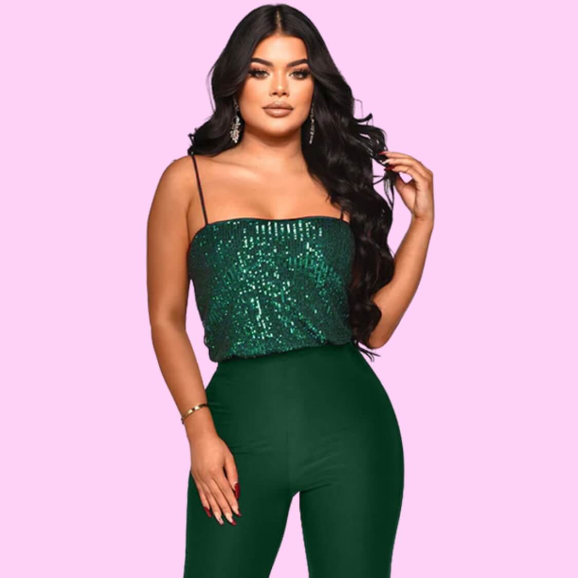 Sequin Party Jumpsuit 