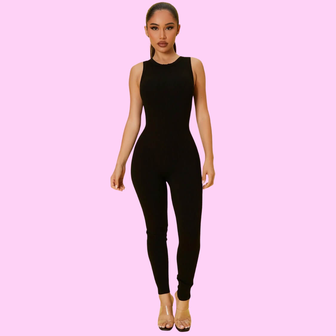 Sleeveless Bodycon Jumpsuit