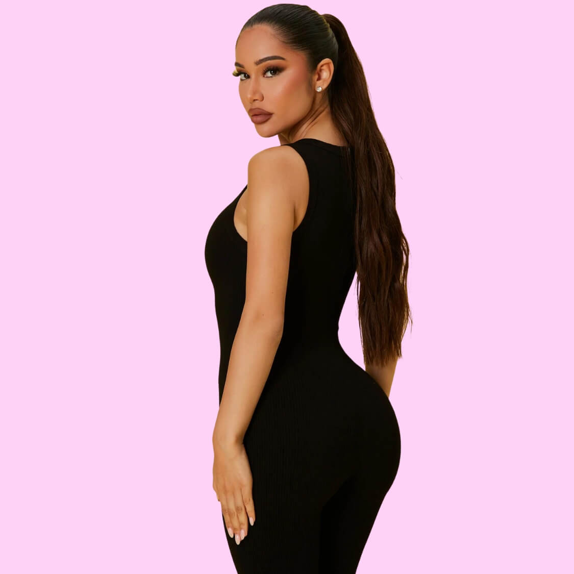 Sleeveless Bodycon Jumpsuit
