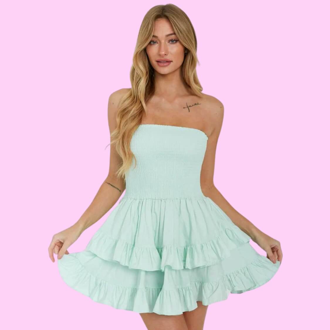 Tiered Ruffle Dress
