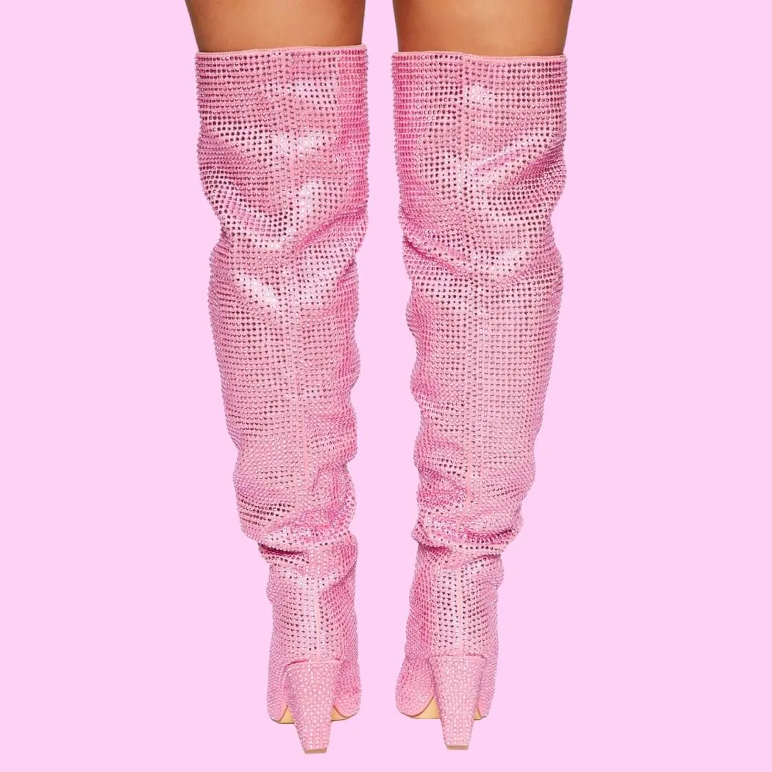 Triangle Heel Boots