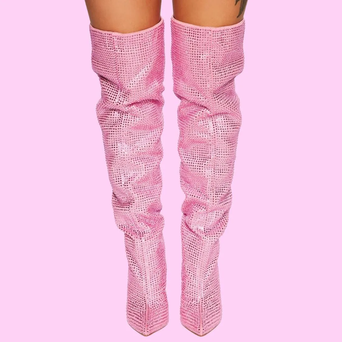 Triangle Heel Boots