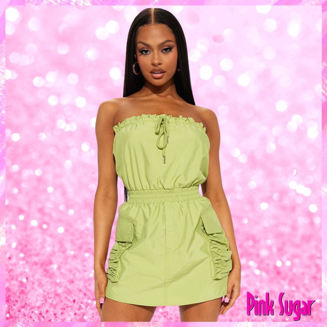 Tube Top Skort Romper