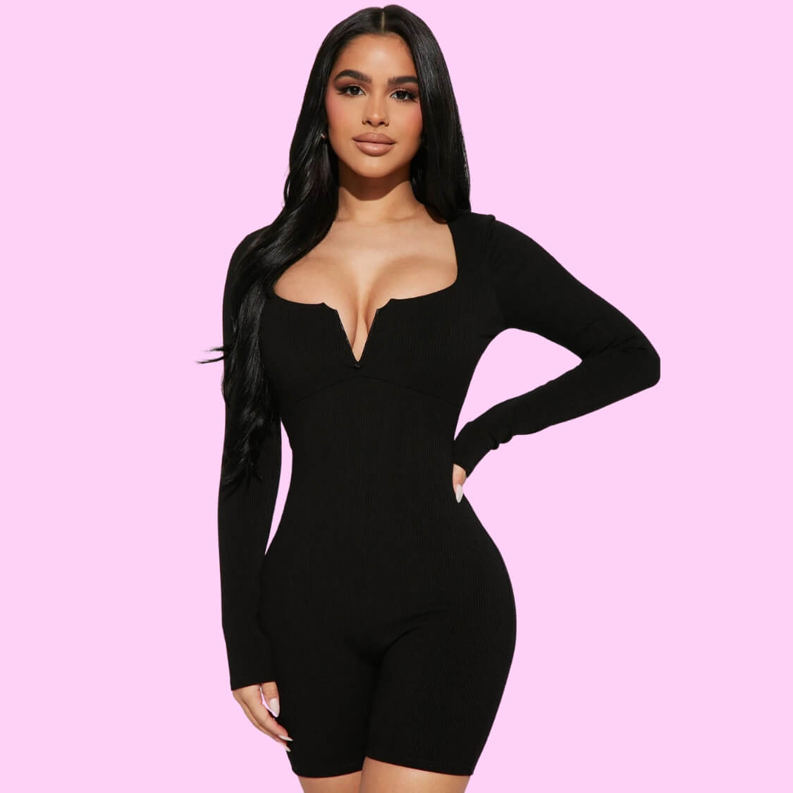V Bar Romper