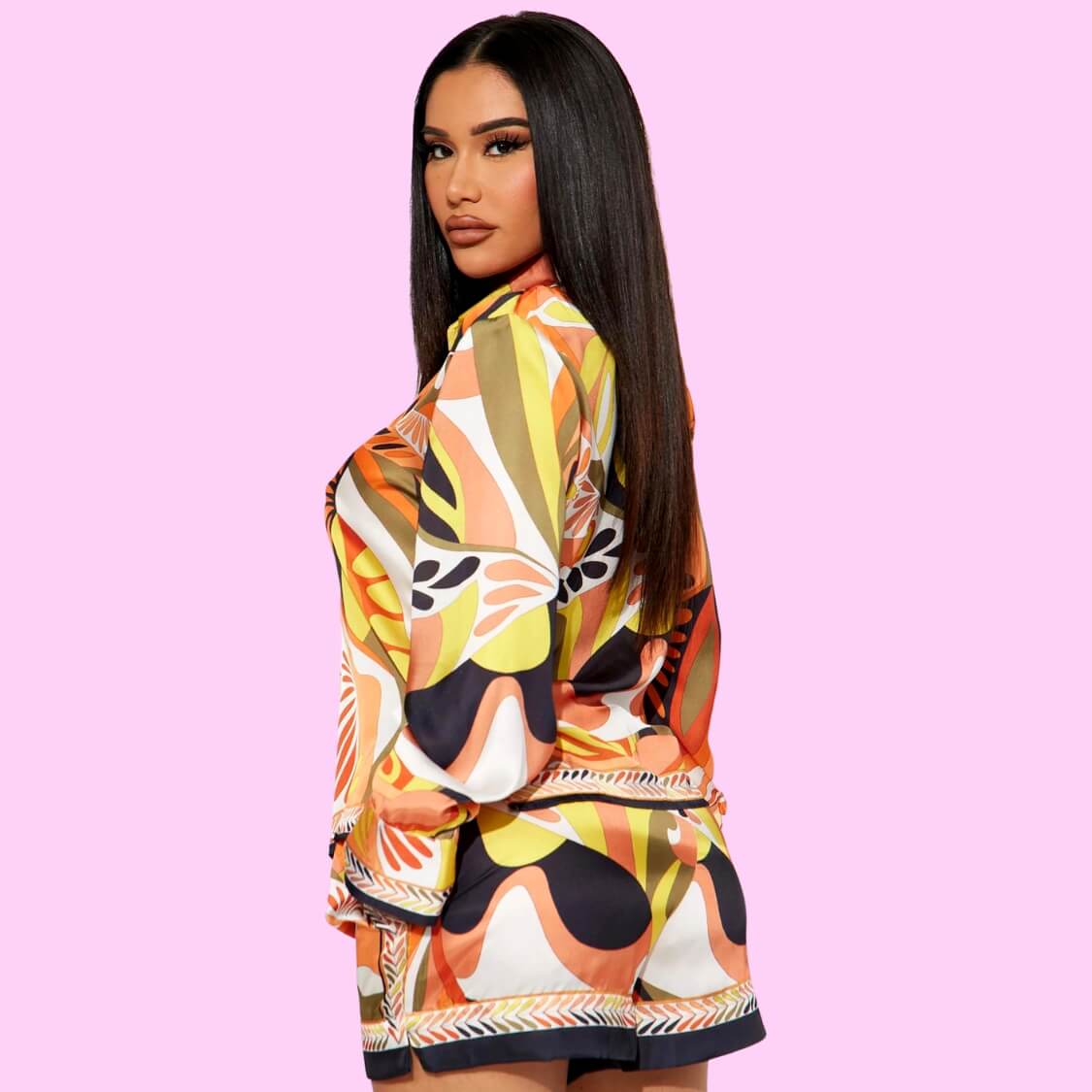 Vintage Tribal Abstract Shorts