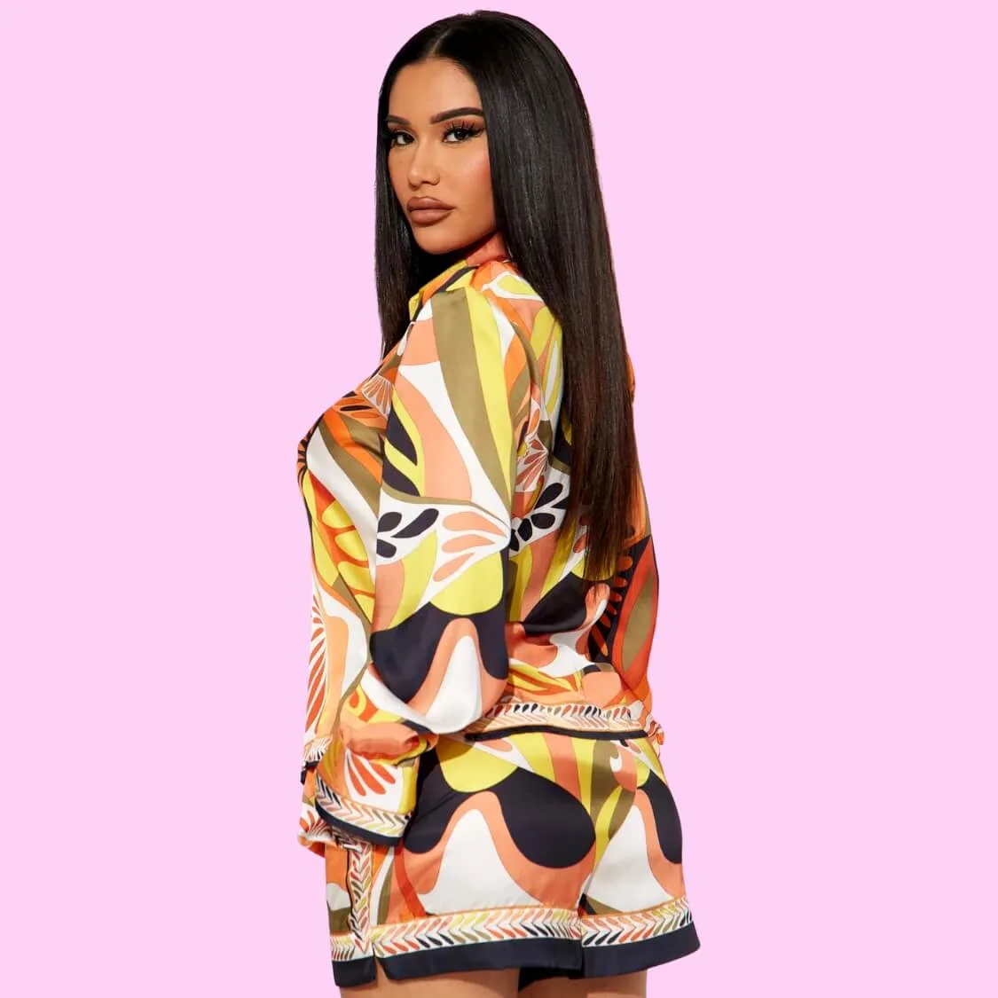 Vintage Tribal Abstract Shorts