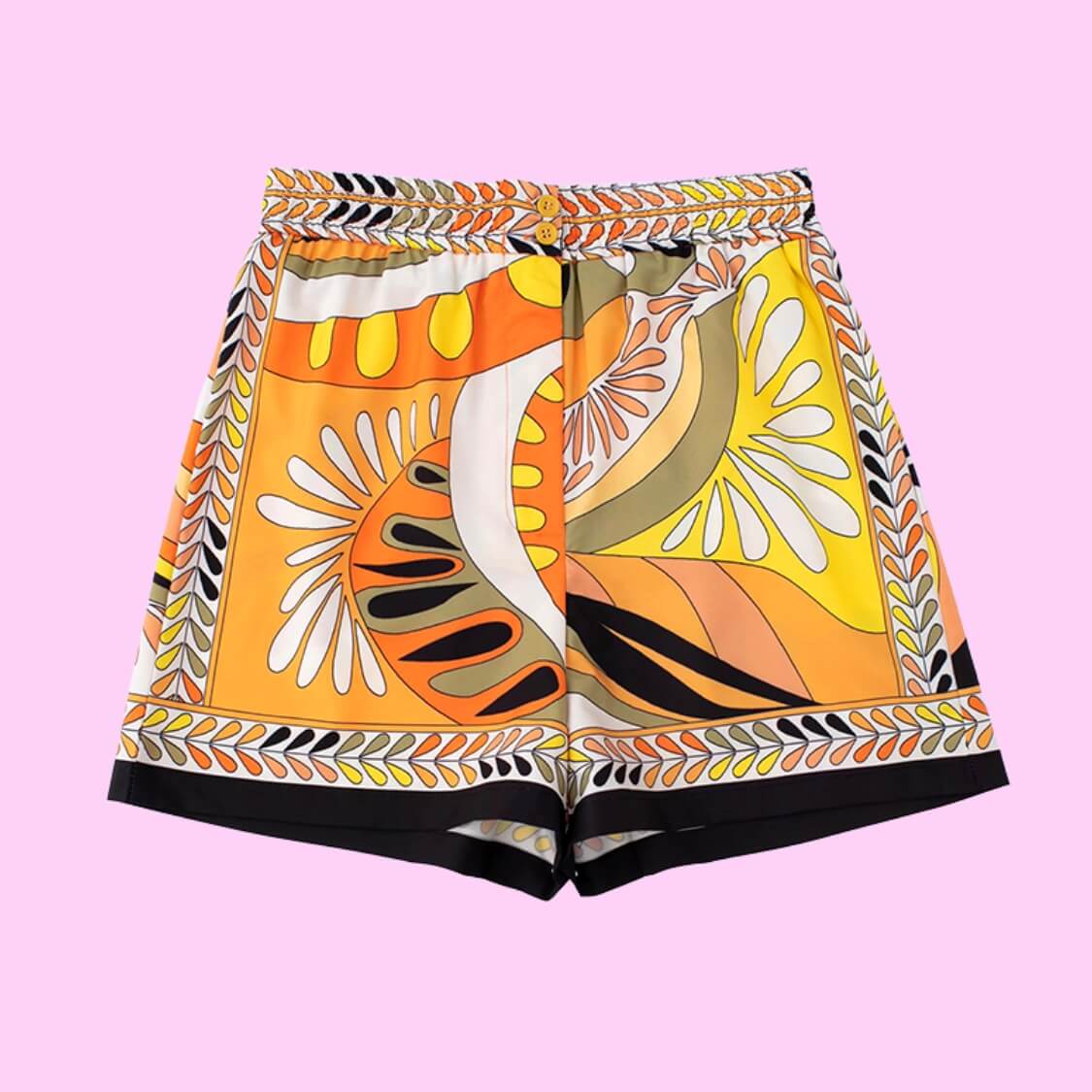 Vintage Tribal Abstract Shorts