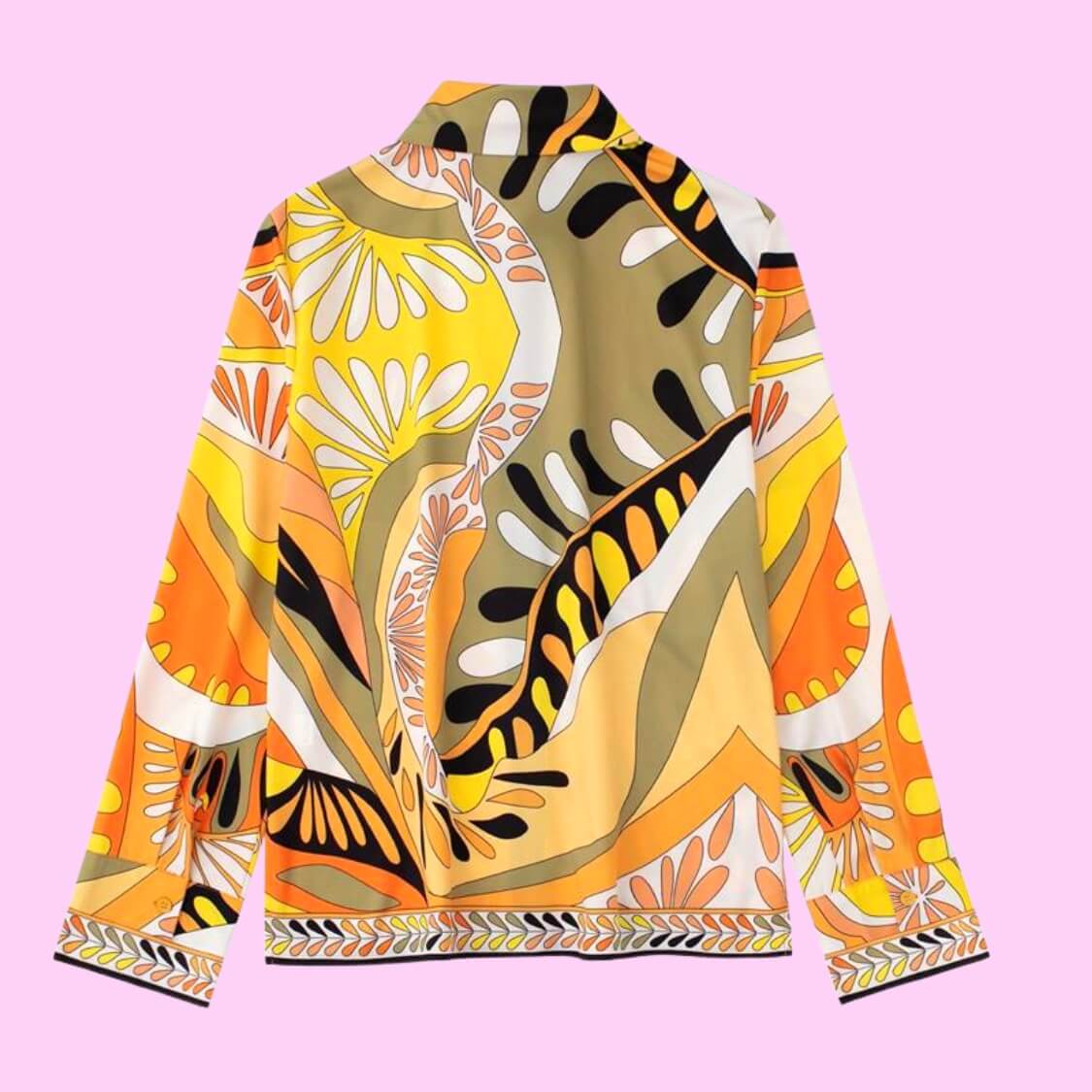 Vintage Tribal Abstract Top