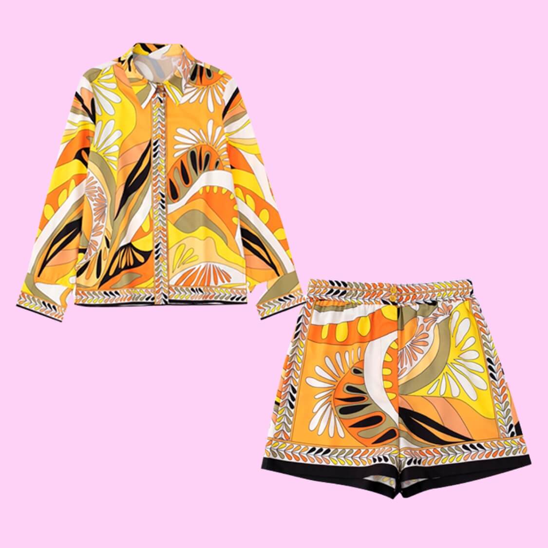 Vintage Tribal Abstract Top