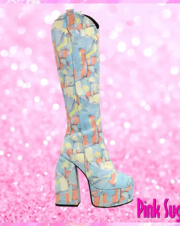 Waterproof Chunky Heel Boots