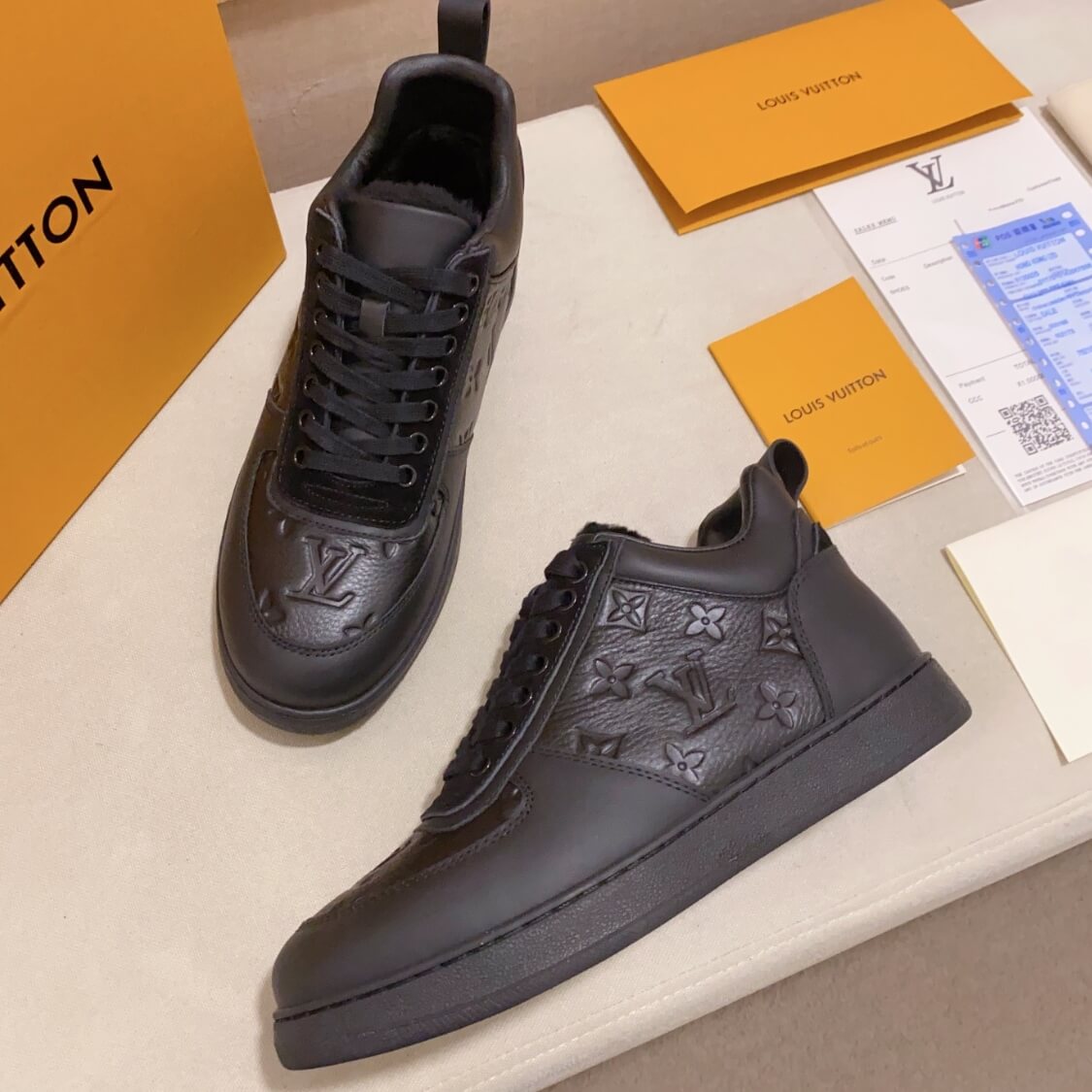 Ankle Support Monogram Sneakers 