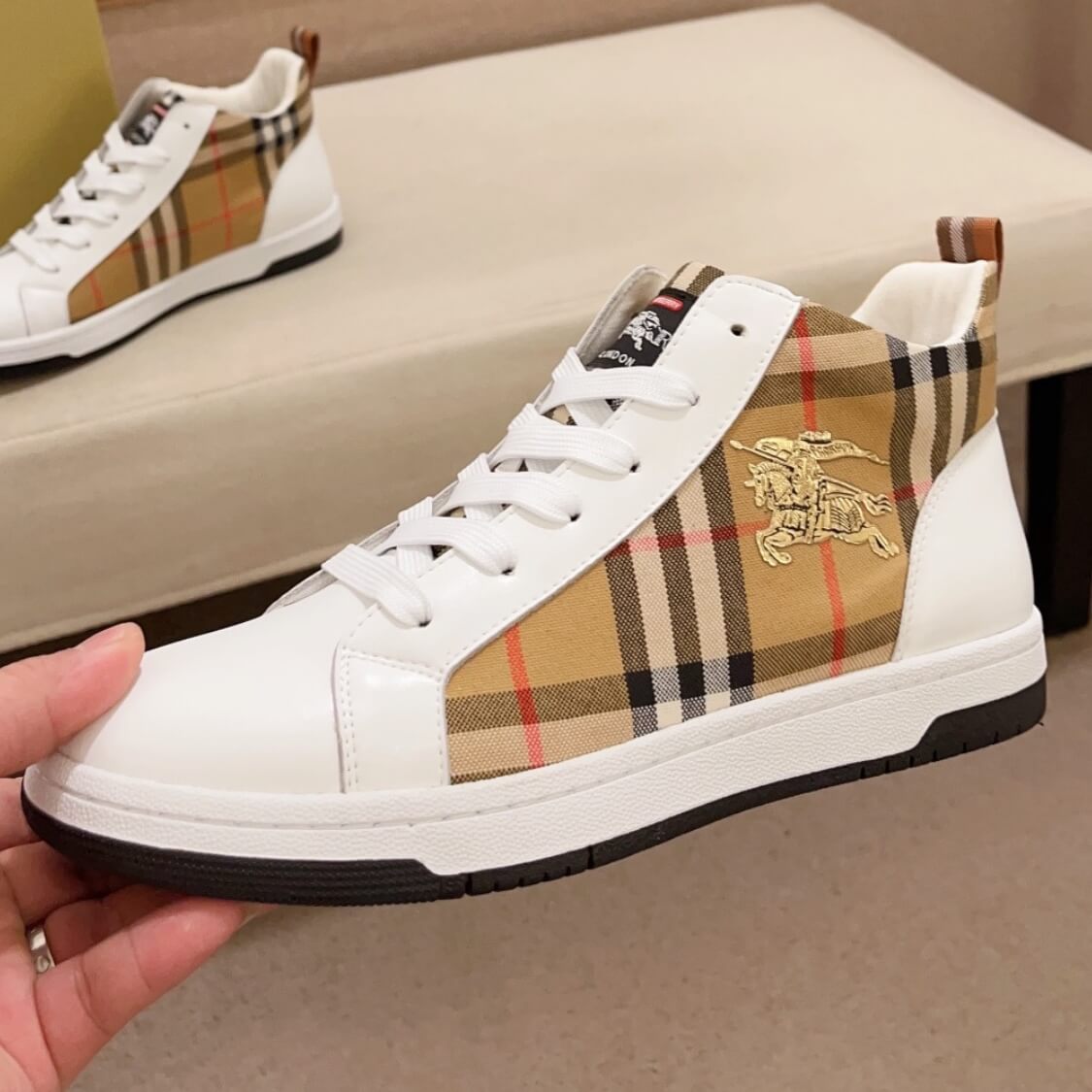 Ankle Support Monogram Sneakers 