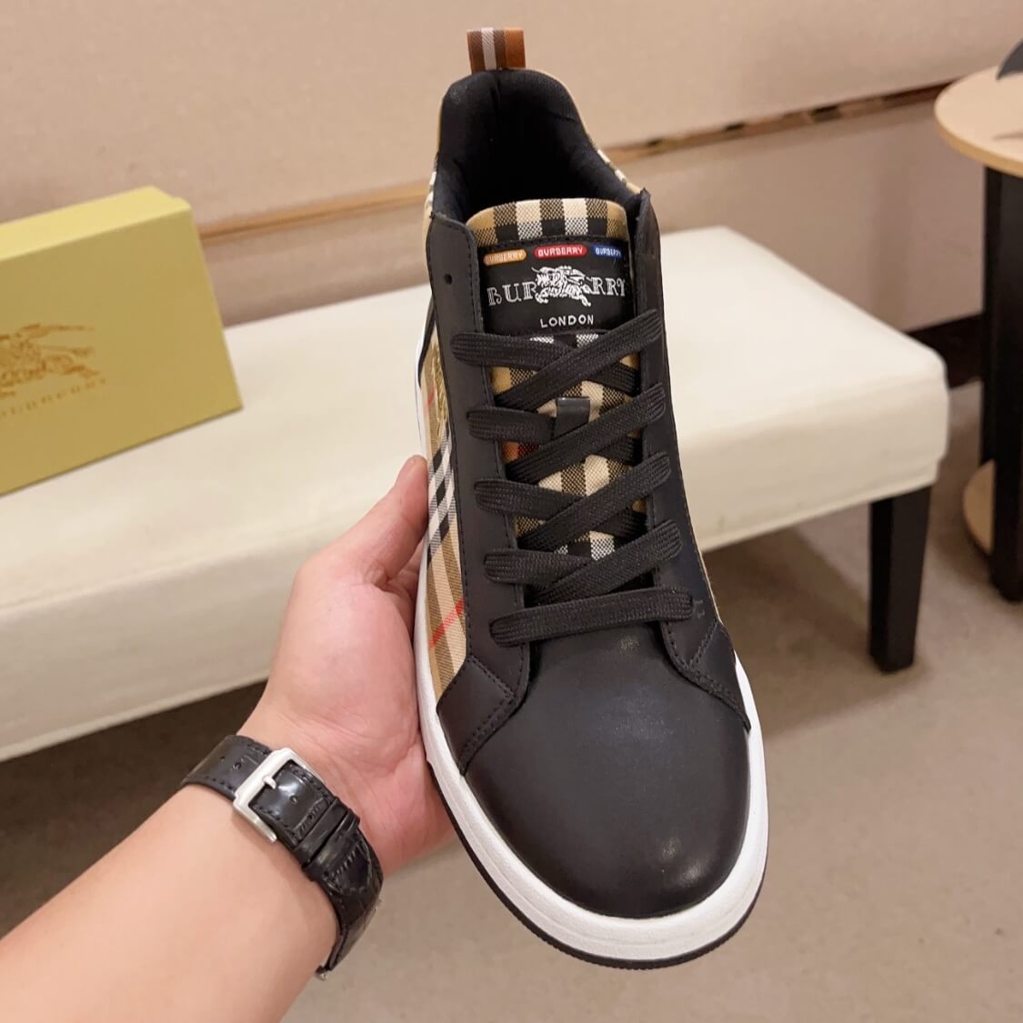 Ankle Support Monogram Sneakers 
