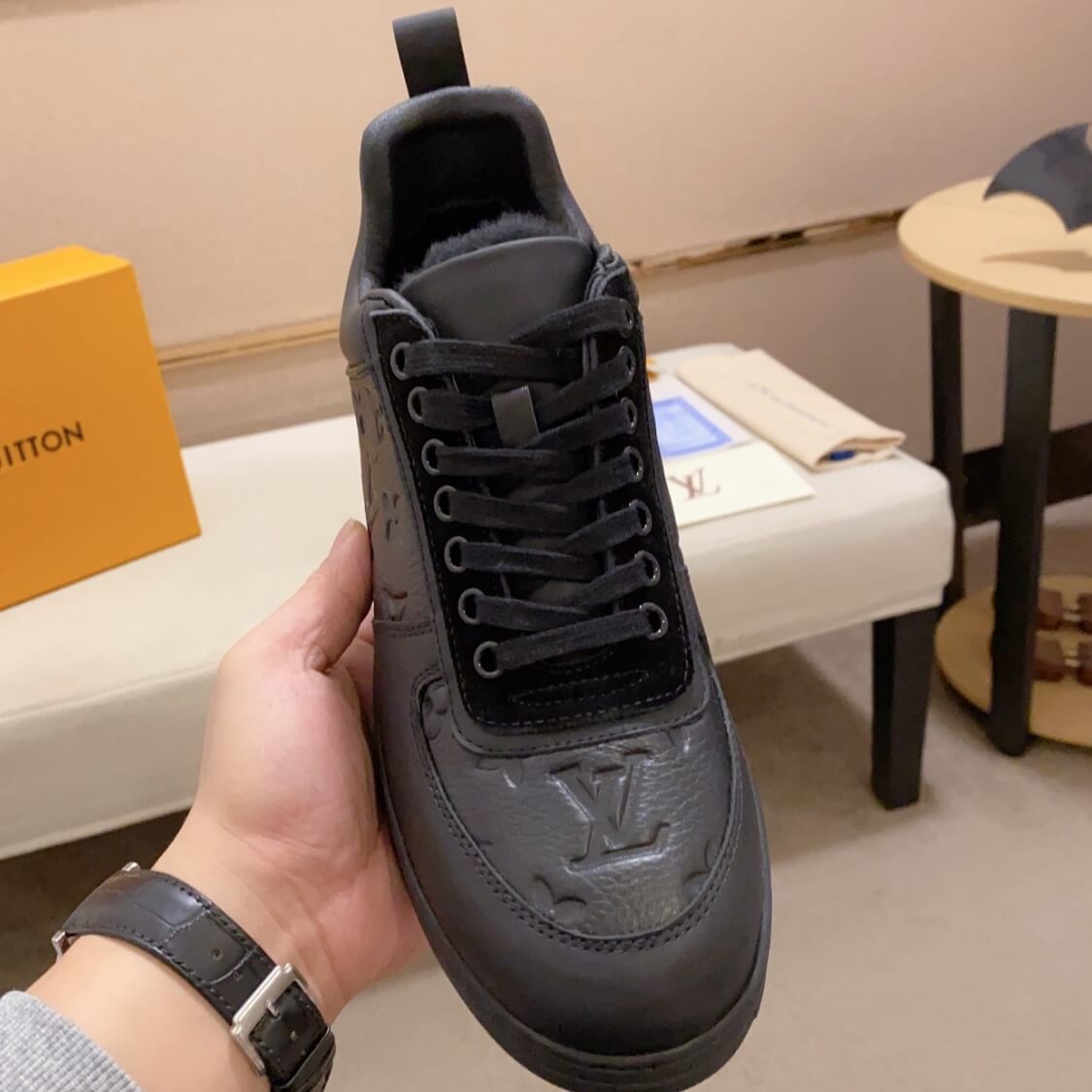 Ankle Support Monogram Sneakers 