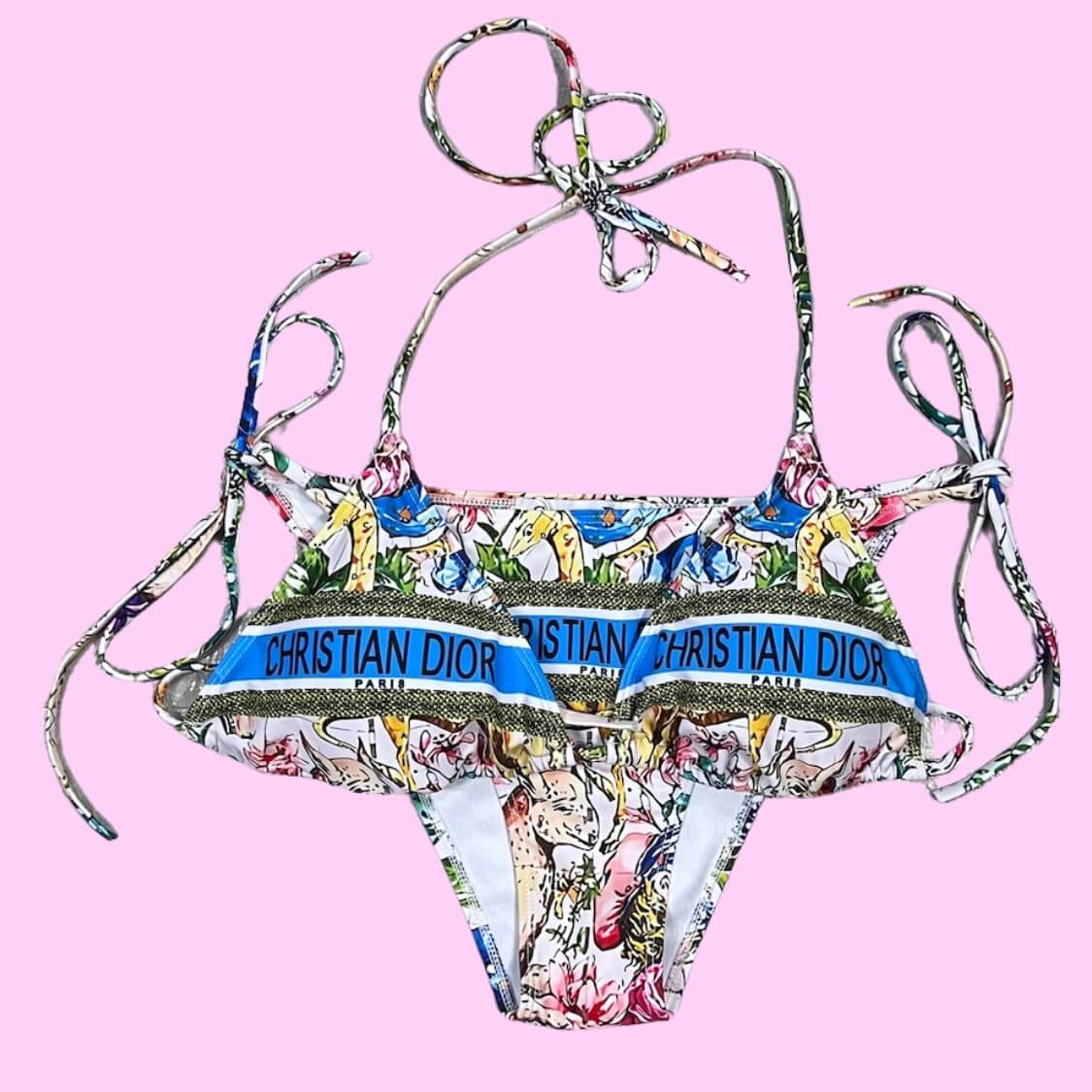 Around The World Monogram Bikini