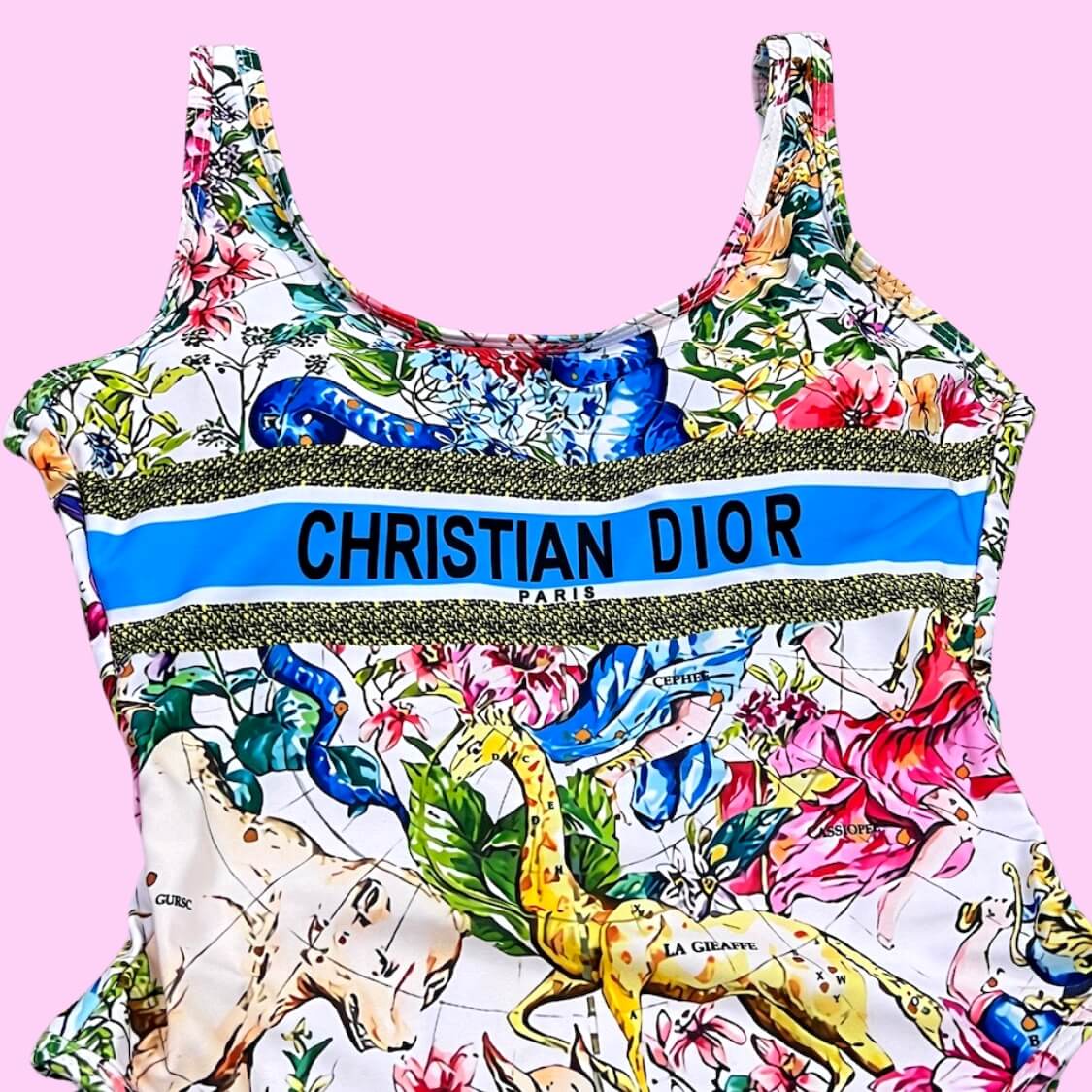 Around The World Monogram Swimsuit