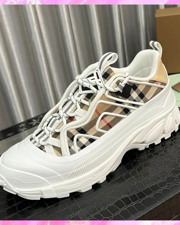 Arthur Check Monogram Sneakers