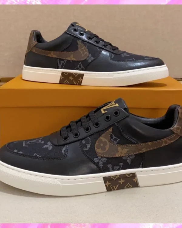 Black Monogram Sneakers