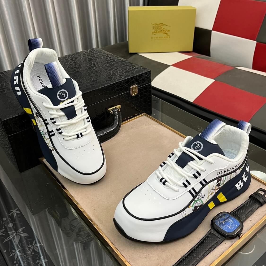 Monogram Logo Sneakers