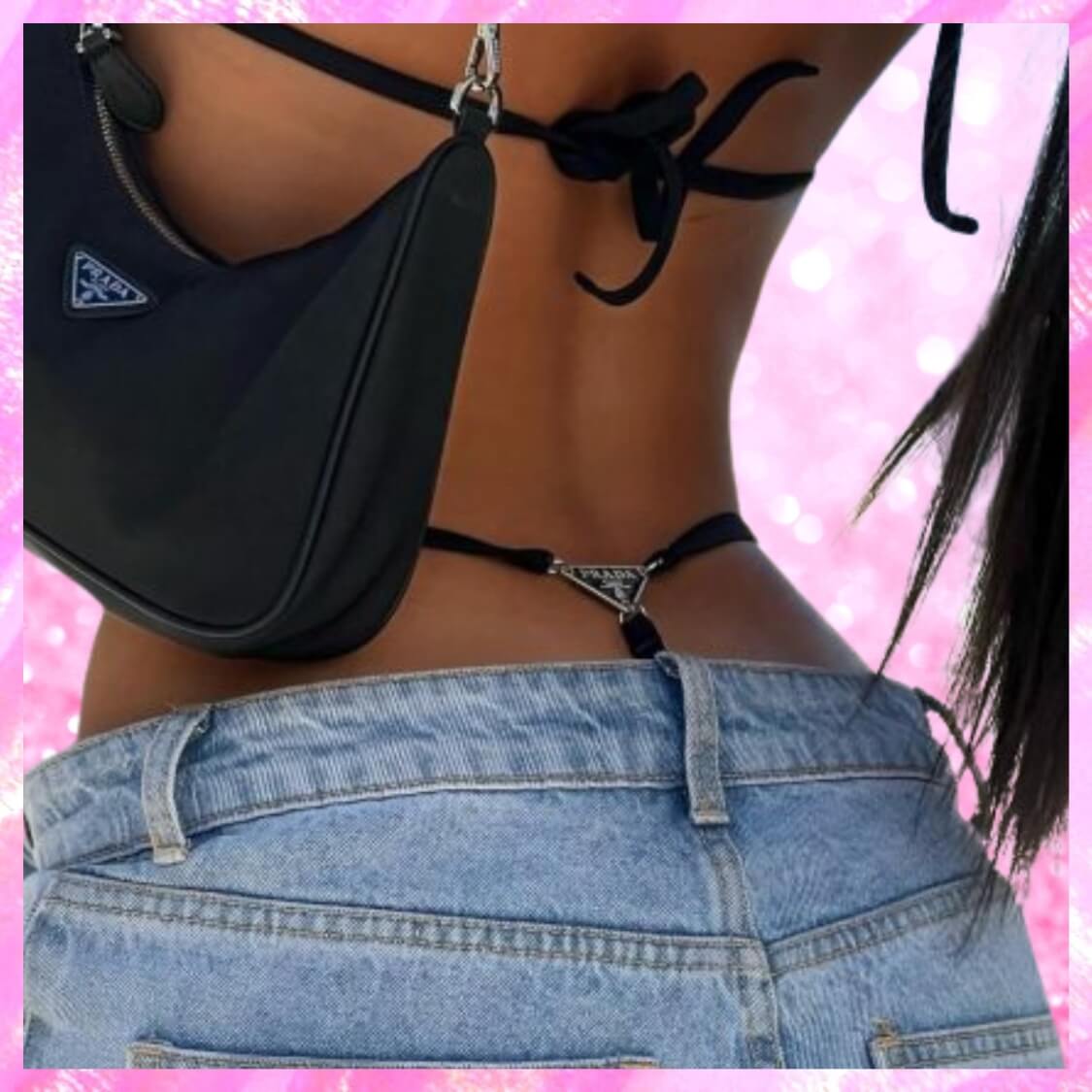 Charm Back Thong Bikini 
