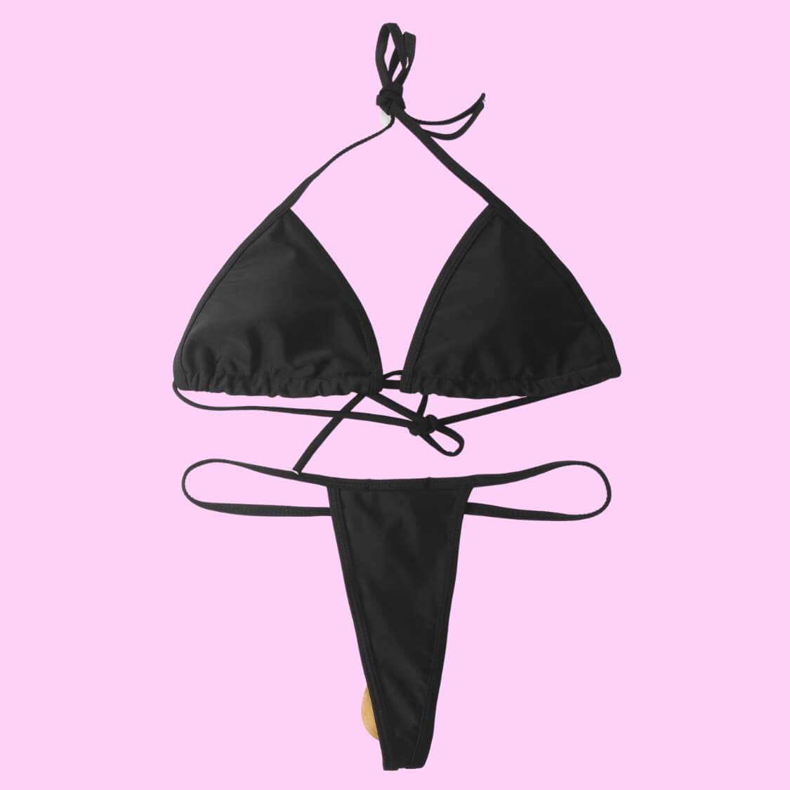 Charm Back Thong Bikini 