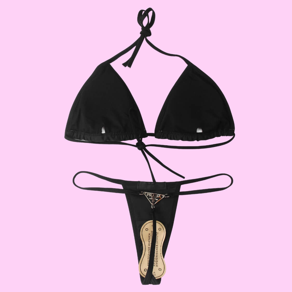 Charm Back Thong Bikini 