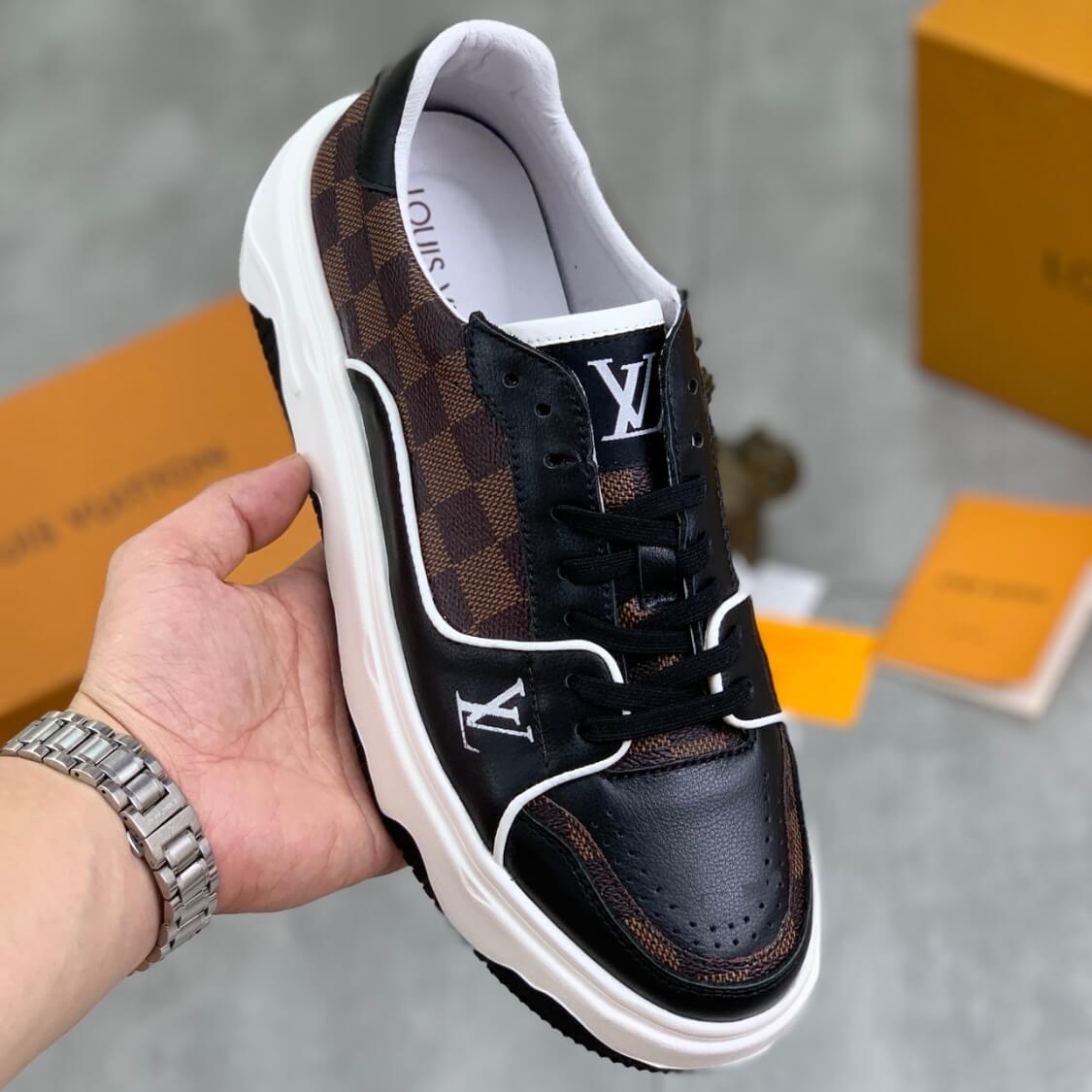 Checkered Monogram Sneakers