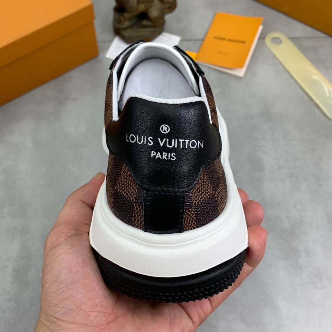 Checkered Monogram Sneakers